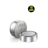 10 Adet AG13 Alkalin LR44H A76 SR44 357 V13GA Düğme Para Pil (A 76 Ag 13 Terazi-Saat-Oyuncak Pili)