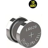 10 Adet Ag4 LR626 377A V377 SR626 177 LR66 606 SR626SW Alkalin 1.5V Düğme Pil