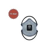 10 Adet Aktif Karbon Maske ERA 7110 AC FFP2 V NR D Ventilli CVLERA7110AD10