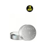 10 Adet Alkaline Ag1 SR60 SR621SW V364 S621E 602 Sb-Ag/dg Düğme Tip Saat Pili