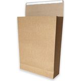 10 Adet Bantlı Kraft Hediye Zarfı, Orta Boy, 175 gr Kraft, (25.5X33X8 Cm) - Çok Renkli - Standart