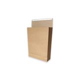 10 Adet Bantlı Kraft Hediye Zarfı, Orta Boy, 175 gr Kraft, (25.5x33x8 cm)