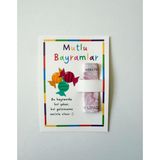 10 Adet Bayram Tebrik Kartı - Bayram Harçlık Kartı - Kurban Bayramı - Ramazan Bayramı Model 2