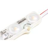 10 Adet Beyaz 10000K Samsung Modül Led Mercekli 12V 1.08 Watt, Beyaz Ve Günışığı Renk Seçeneği, Tabela, Akvaryum, Vitrin Uygulama [E