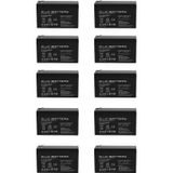 10 Adet Blue Battery 12v 7ah Bakımsız Kuru Akü 12 Volt 7 Amper Temmuz 2025 Üretim