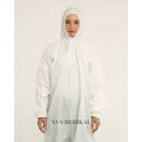 10 Adet Boyacı Tulumu (Su Geçirmez) - Beyaz - L - XL