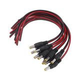 10 Adet Cctv Güvenlik Kamerası Power Jack Jak Kablo 30Cm