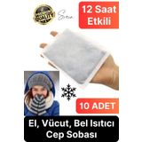 10 Adet Cep Sobası Sıcak Jel Dağcılık Tatil Kış 12 Saat Isıtıcı Vücut El Bel Ayak Isınmatik