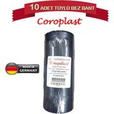10 Adet Coroplast Tüylü Bez Bant 19MM x 15 Metre REF:8551