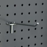10 Adet Delikli Panel Kancası - Aksesuar Kancası 2.5 Cm 15 Cm