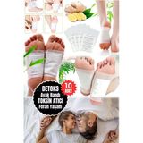 10 Adet Detoks Ayak Bakım Pedi - 10 Parça Detoks Ayak Bandı