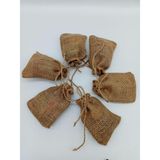 10 Adet Doğal Jüt Torba 7 x 10 cm En x Boy Büzgülü Jut Kese Doğal Ambalaj Paketleme Bayram Şekeri Torbası Hasır Torba Yılbaşı Hediye Paketi Nikah Şekeri Hediye Vegan Para Kesesi Istanbul Sandalet - Doğal Ton - Ambalaj Torbası