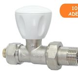 10 Adet ECA RV3 1/2 Düz Radyatör Valfi Pex Petek Havlupan Vanası 602120722