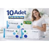 10 Adet Erken Gebelik Testi Kesin Sonuç Kaset Test Microcult