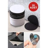 10 Adet Halı Kilim Koltuk Örtüsü Kaydırmaz Sabitleyici Cırt Yıkanabilir Kendinden Yapışkanlı Ped