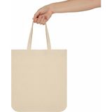 10 Adet Ham Bez Çanta 40X44 +10 cm Körüklü- %100 Pamuk Doğal Bez Çanta - 40X44X10 - Krem