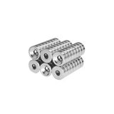 10 Adet Havşalı Delikli Neodyum Mıknatıs, 15X5 Mm