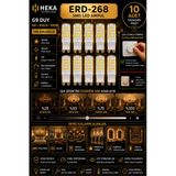 (10 Adet) Heka 5W Günışığı (3000K) G9 Duylu Dim Edilebilir Led Kapsül Ampul