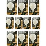 (10 Adet) Heka 9W (67W) 3000K (Sarı Işık) E27 Duylu (Kalın Duy) Led Glop G125 Ampul
