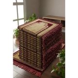 10 Adet Kadife Seccade Bordo (70cmx110cm 400gr) Hac Ve Umre Hediyesi