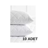 10 Adet Kapitoneli Yastık Koruyucu 50X70 Cm Yastık Alezi