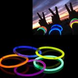 10 Adet Karanlıkta Işık Veren Bracelet Fosforlu Kırılan Çubuk Bileklik