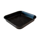 10 Adet Kare Saksı Tabağı 25 Cm
