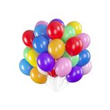 10 Adet Karışık Renkli Balon 9a Parti Organizasyon Balonu