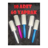 10 Adet Kıl Tüy Toplayıcı Rulo(60MT) - Evcil Hayvan Rulosu Köpek Tüyü Kedi Tüyü Toplama Rulosu