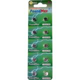 10 Adet LR44 AG13 A76, G13, L1154, SR44, G13A 1,5 V PoundMax Alkalin Düğme Pil Paketi Cıva içermeyen, sızdırmaz, uzun raf ömrü, oyuncaklar, ölçüm cihazları ve hesap makineleri için ile uyumludur