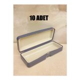 10 Adet Lx Çizilme Önleyici Gözlük Koruma Kılıfı Güneş Gözlüğü Kabı Gri