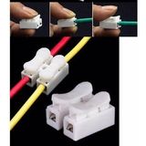 10 Adet - Mandallı Vidasız Klemens Basmalı Yaylı Tip 2 Li 2 Pin
