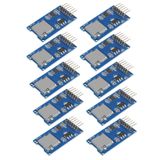 10 adet Mini TF Kart Adater Okuyucu Modülü 6pin Micro SD Bellek Depolama Ayrılma Kartı Mikro SPI Arayüz Sürücü Modülü