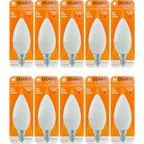 (10 adet) Osaka 6W (50W) Günışığı (4000K) E14 Duylu (Ince Duy) LED Mum Ampul - Gün Işığı