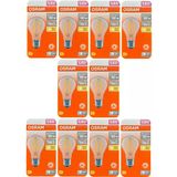 (10 Adet) Osram 6,5W (60W) 2700K (Sarı Işık) Dim Edilebilir E27 Duylu (Kalın Duy) Led Şeffaf Ampul