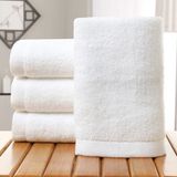 10 Adet Otel Havlusu Pamuklu 50X90CM Beyaz El Havlusu Saç Havlusu 210GR Havlu - 50 x 90 cm