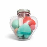 10 Adet Profesyonel Makyaj Süngeri Seti,Fondöten, Kapatıcı, Kontür ve Allık İçin Beauty Blender Süngerleri, Yumuşak, Ultra Emici, Lateks İçermeyen Kozmetik Sünger, Islak ve Kuru Kullanım (Kalp 2 Set)