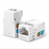 10 adet RJ45 Keystone Jack | CAT5/CAT6 Uyumlu | UTP Ağ Terminali | Krone Tipi Bağlantı