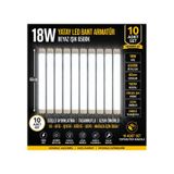 10 Adet Set- Led Bant Armatür 60 Cm Beyaz Işık Yüksek Lümenli Sıva Üstü Mutfak Atölye Aydınlatma,tavan Lambası ,led Lamba,otopark Lambası Diğer