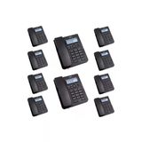 10 Adet Siyah Tm145 Masaüstü Ofis Telefon Seti