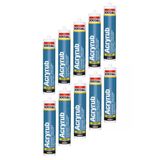 10 Adet Soudal Gri Mastik Silikonize 500 Gr