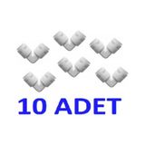 10 Adet Su Arıtma Cihazları Için Iki Tarafı Quik Dirsek