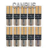 10 Adet T10 Led Park Plaka Tavan Ampulü 24 Ledli Turuncu Sadece 12 Volt Araçlar