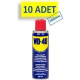 10 Adet Wd-40 Çok Amaçlı Sıvı, Yağ Çözücü, Pas Sökücü, Temizleyici ve Koruyucu Bakım Spreyi 200 ml