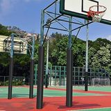 10 cm (4 inç) çapında yuvarlak dayanıklı köpük basketbol direği koruyucu yastık, dış mekan oyun alanları için su geçirmez UV dayanıklı dolgu