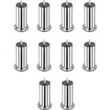 10 Cm Baza Ayağı Koltuk Ayağı Kanepe Ayağı Civatalı 3-8" (kalın Diş) (10 Adet)