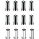 10 Cm Baza Ayağı Koltuk Ayağı Kanepe Ayağı Civatalı 3/8" (KALIN DİŞ) (12 Adet)