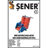 10 CM. ELEKTRİKLİ ASFALT BETON KESME MAKİNASI 380V