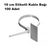 10 cm Etiketli Kablo Bağı