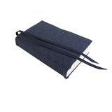 10 cm Streç Kumaş Kitle Cep Kitabı Kitap Koruyucu | 10,2 cm x 15,2 cm Ekstra Küçük Cep Defteri Sert Kapak Yumuşak Kapak, Esnek, Yeniden Kullanılabilir, Yıkanabilir